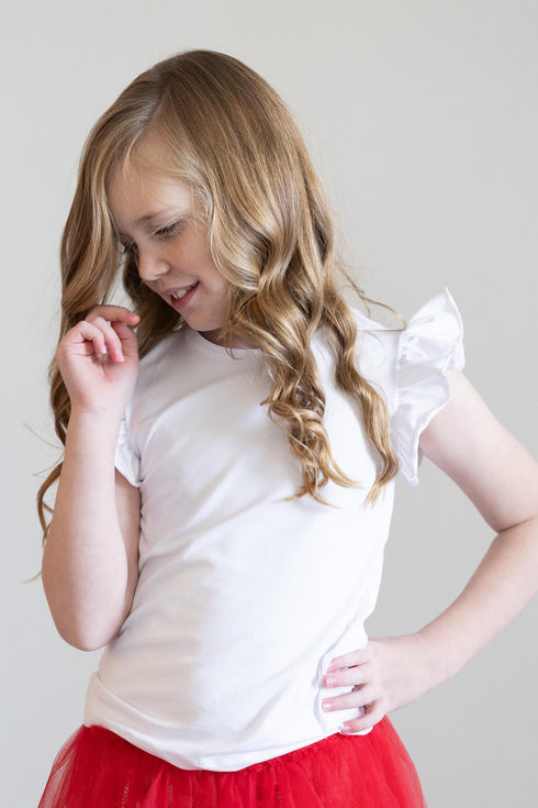 white-s-s-ruffle-tee Mila &  Rose - Sophia's Style--3T--4